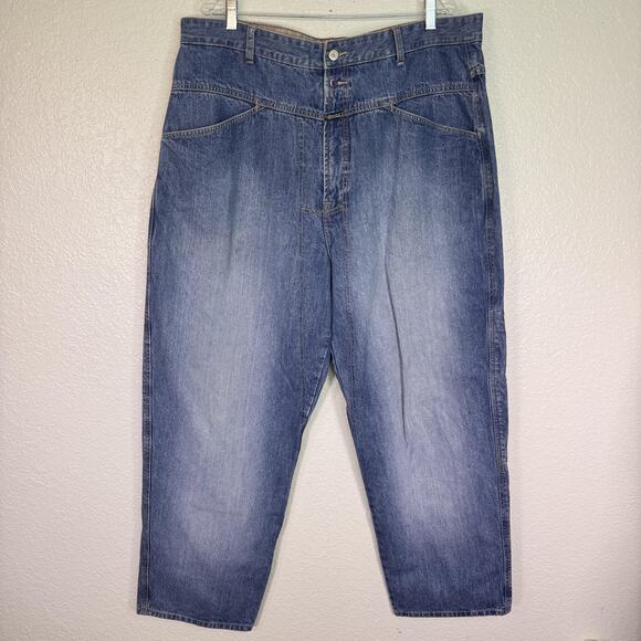 Girbaud Other - Marithe Francois Girbaud Jeans Mens 40 Baggy Wide Leg Carpenter Y2K 90s Vintage